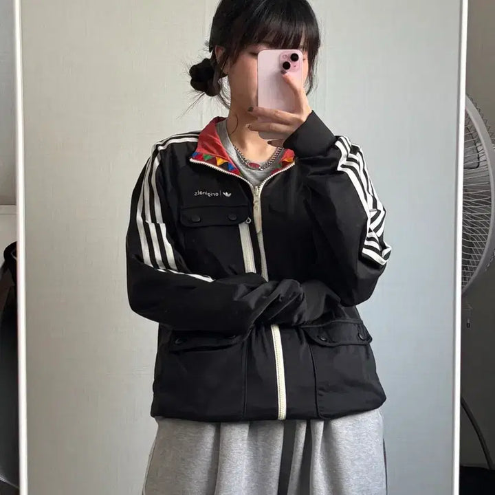 [BUNJANG] Adidas Originals Reversible Track Top (Size 100) / 아디다스 오리지널 트랙탑 러버시블 100
