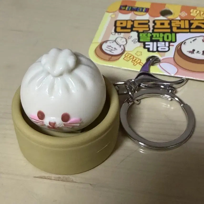 [BUNJANG] Mandu Friends Clicker Keyring Keycap / 만두 프렌즈 딸깍이 키링 클릭커 키캡