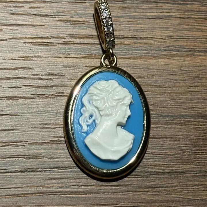 [BUNJANG] G-Dragon Cameo Pendant Necklace (Custom Order) / 지드래곤 까메오 펜던트
