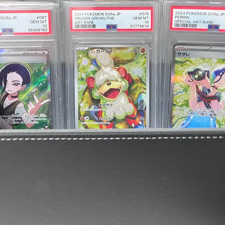 [SOLD OUT] 포켓몬카드 일판 psa10 세류 sar, 하스이 가디 ar, 세류 sr