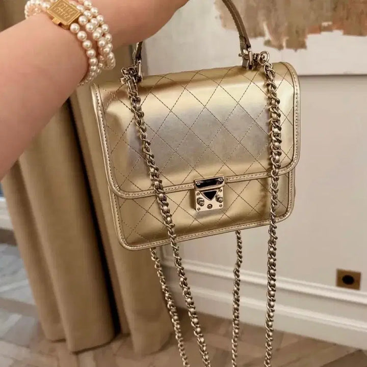 [SOLD OUT] 마이아이코 소피아백 미듐 샴페인골드