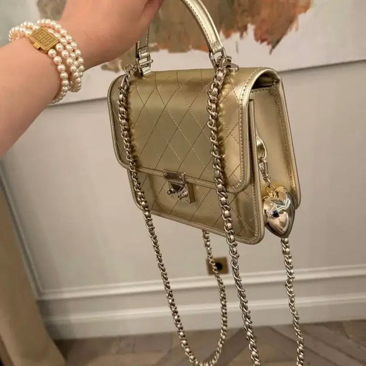 [SOLD OUT] 마이아이코 소피아백 미듐 샴페인골드
