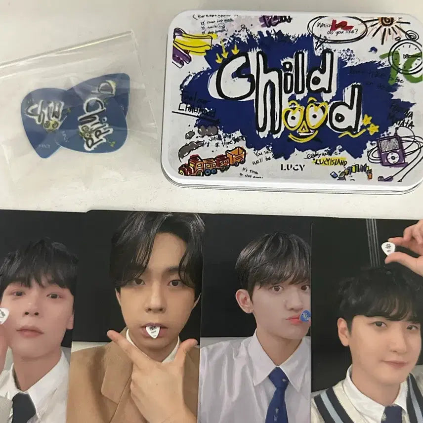 [BUNJANG] Lucy Childhood Tin Case Guitar Pick / 루시 차일드후드 틴케이스 기타 피크