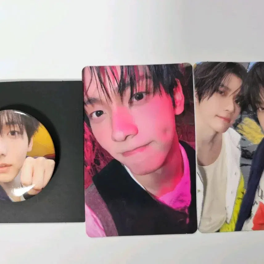 [BUNJANG] TXT Soobin Weverse POB Badge &amp; Friend Set Photocard / 수빈포카 위버스특전뱃지 단짝즈포카세트 투바투 txt 투모로우바이투게더