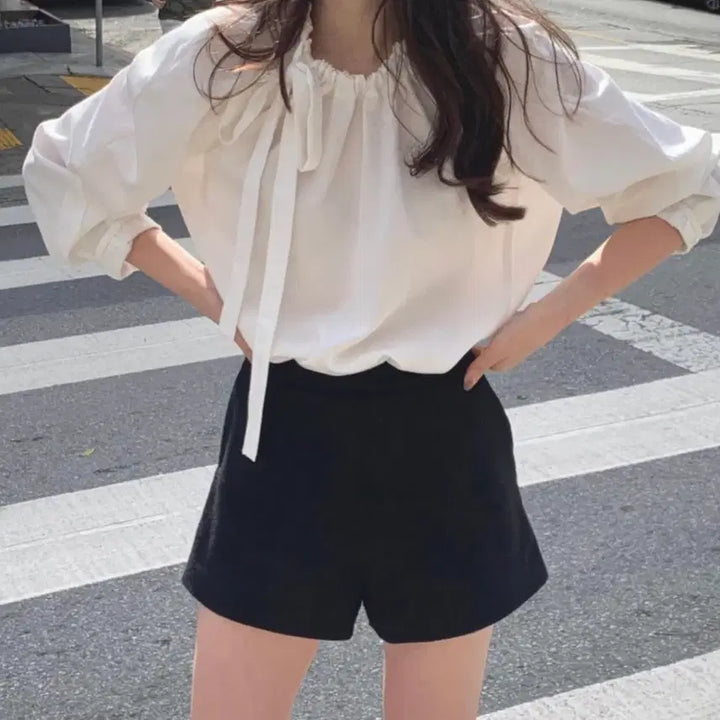 [BUNJANG] Wear Weather Razo Blouse / 웨어웨더 라조 블라우스
