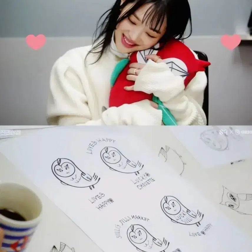 [SOLD OUT] 진리상점 x 럭키슈에뜨 콜라보 에프엑스 설리 최진리 팝업 맨투맨 굿즈