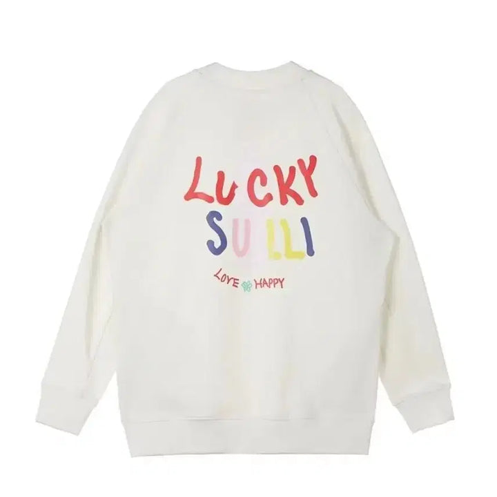 [SOLD OUT] 진리상점 x 럭키슈에뜨 콜라보 에프엑스 설리 최진리 팝업 맨투맨 굿즈