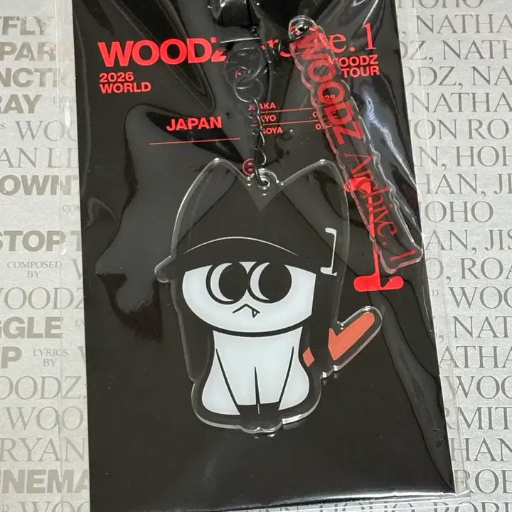 [BUNJANG] WOODZ Cho Seung Youn Archive.1 Moody Keyring / WOODZ 우즈 조승연 아카이브원 월드투어 일본 무디키링