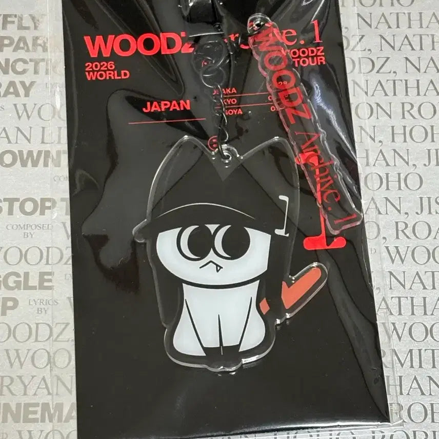 [BUNJANG] WOODZ Cho Seung Youn Archive.1 Moody Keyring / WOODZ 우즈 조승연 아카이브원 월드투어 일본 무디키링