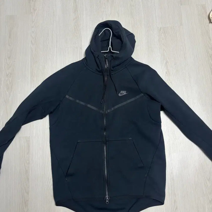 [BUNJANG] Nike Tech Fleece Hooded Zip-up Black / 나이키 테크 플리스 후드집업 블랙