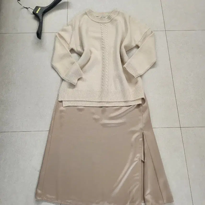 [BUNJANG] MINE Slip Dress and Knit Set / 한섬의류 MINE 슬립원피스.니트세트 90사잊ㄷ