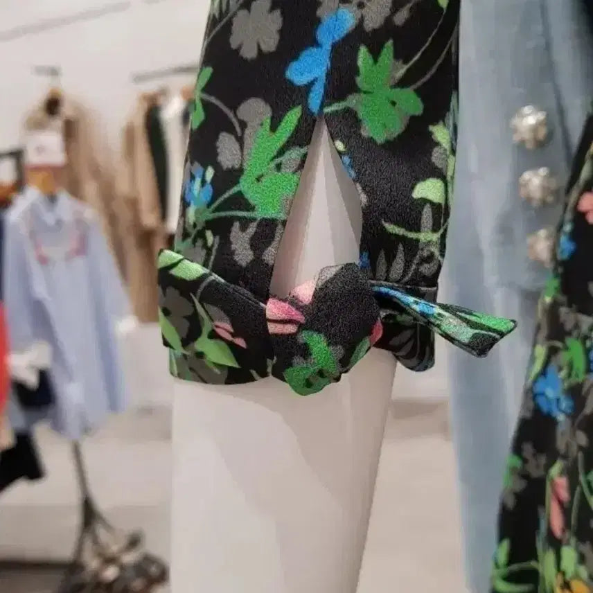[BUNJANG] Renny Ron Floral Dress / 레니본 플로랄 원피스