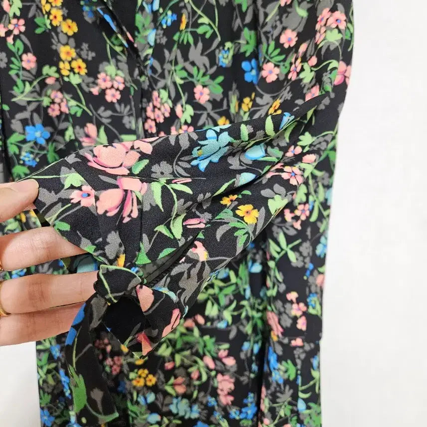 [BUNJANG] Renny Ron Floral Dress / 레니본 플로랄 원피스