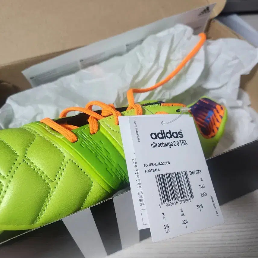 [BUNJANG] Adidas Nitrocharge 2.0 Junior Soccer Cleats - Size 220 / 아디다스 니트로차지 2.0 축구화 주니어 220