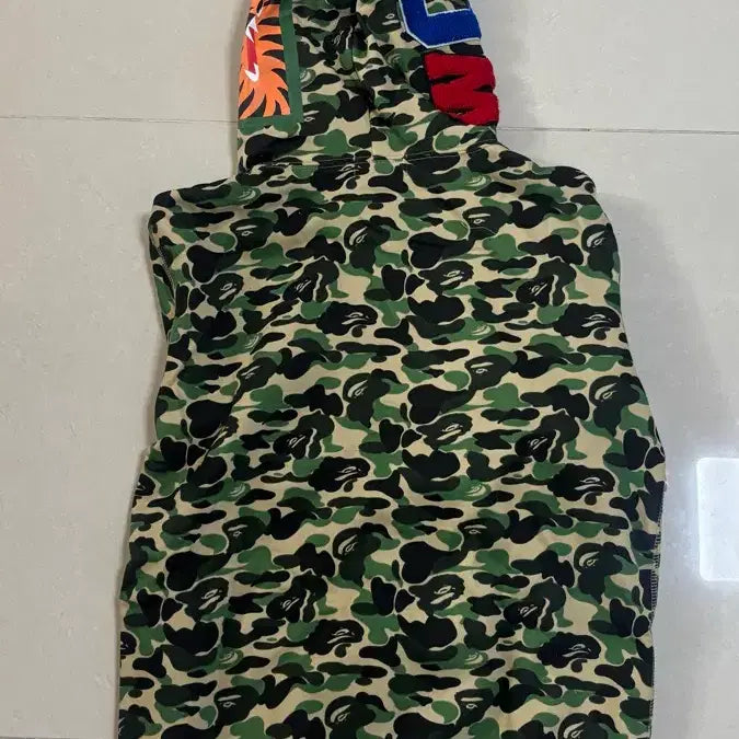 [SOLD OUT] 베이프 ABC 샤크 후드집업 그린 녹계 L