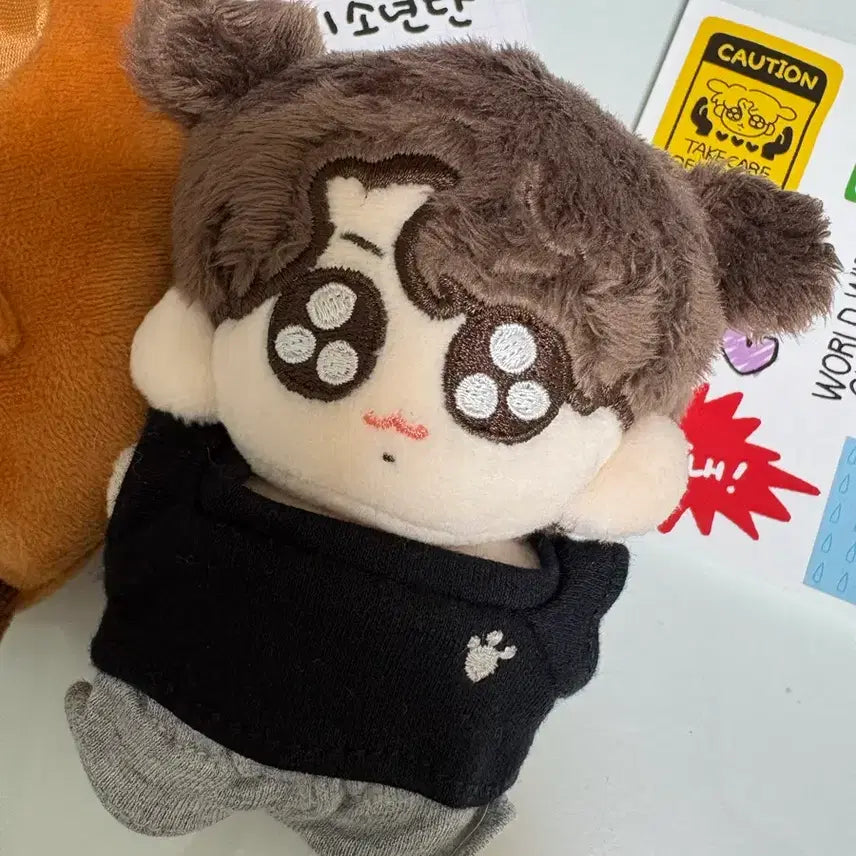 [BUNJANG] Kkutgddoogi Doll Hotdog Outfit / 꾹뚜기인형 핫도그 옷