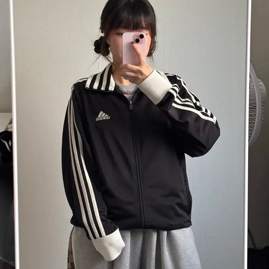 [BUNJANG] Adidas Track Top Jersey 100 / 아디다스 트랙탑 져지 100