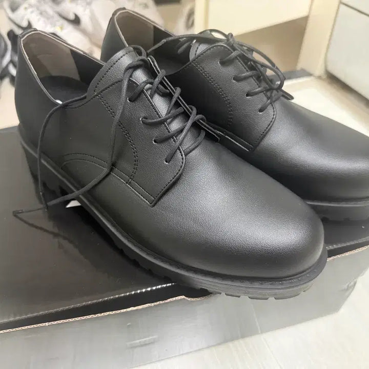 [BUNJANG] Shoe Fit 6cm Height Increase Derby Shoes / 새상품)슈핏 6cm 키높이 로퍼 더비슈즈 270