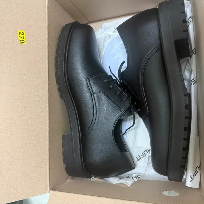 [BUNJANG] Shoe Fit 6cm Height Increase Derby Shoes / 새상품)슈핏 6cm 키높이 로퍼 더비슈즈 270