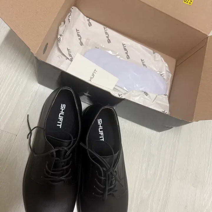 [BUNJANG] Shoe Fit 6cm Height Increase Derby Shoes / 새상품)슈핏 6cm 키높이 로퍼 더비슈즈 270