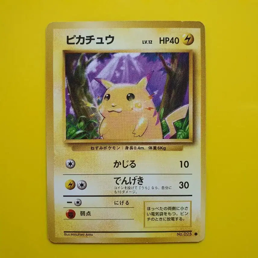 [BUNJANG] Pokemon Card 1996 Pikachu 1st Edition Japanese / 포켓몬카드 1996 큰 피카츄 초판 1st  1ed 일판 일본판 2