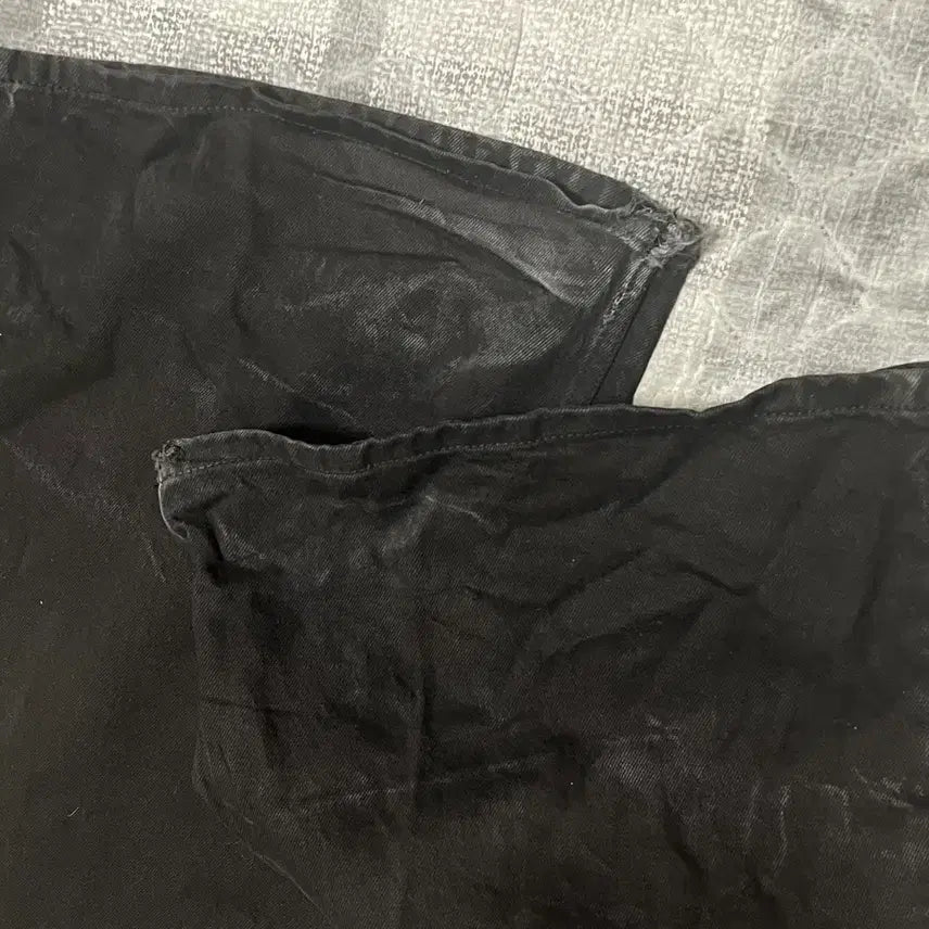 [BUNJANG] Emosstance Club Leather Patch Flare Jeans / [3] 에모스탠스클럽 레더패치 플레어진 팬츠