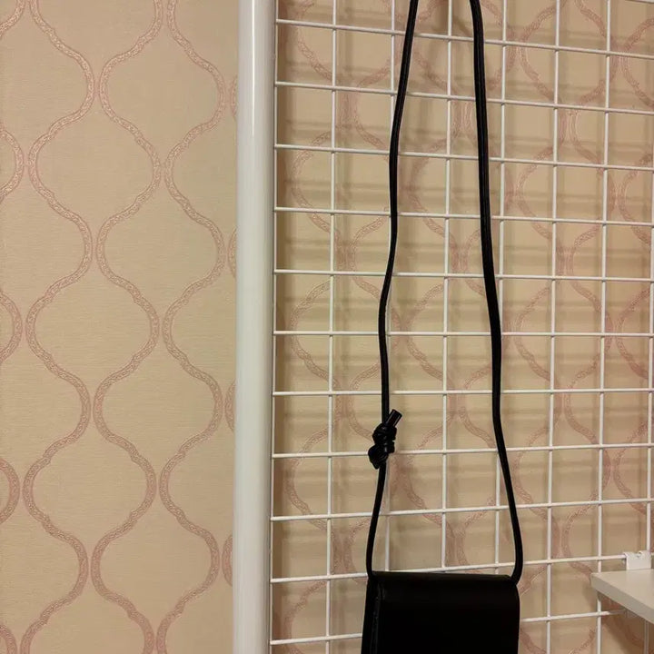 [BUNJANG] Black Mini Crossbody Bag Card Holder / 블랙 미니 크로스백 카드지갑