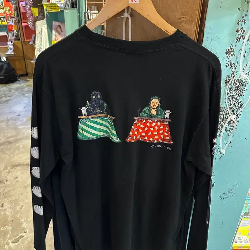 [BUNJANG] Dorohedoro Village Vanguard Long Sleeve T-Shirt / 도로헤도로 빌리지뱅가드 긴팔 티셔츠