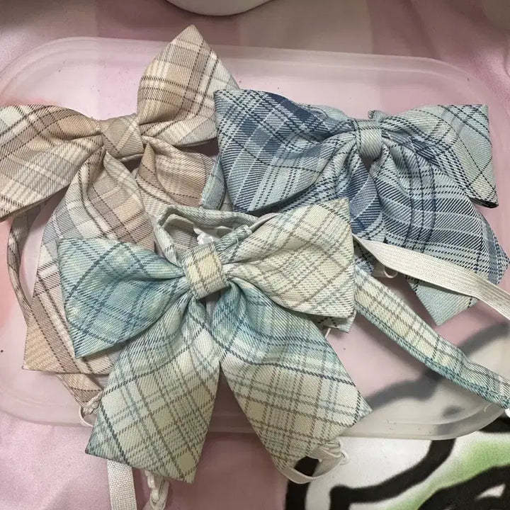 [BUNJANG] JK Uniform Skirt with Ribbon Tie / jk교복 스커트