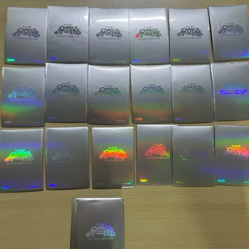[BUNJANG] Yu-Gi-Oh! DM Silver Protector Sleeves (59 count) Bundle Set / 유희왕 dm 프로텍터 프텍 실버 139매 일괄