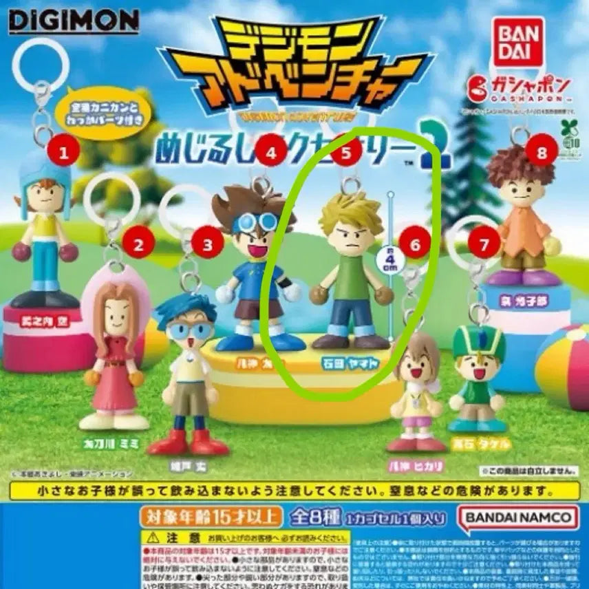 [BUNJANG] Digimon Adventure Mejirushi 2nd Edition Gacha / 디지몬 메지루시 2탄 가챠(메튜)