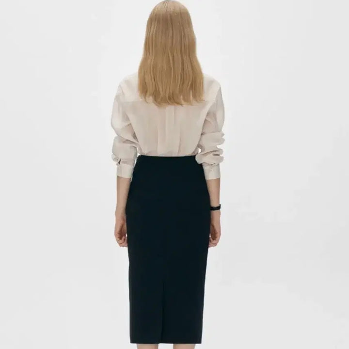 [SOLD OUT] 시에 SIE 리브 시어 블라우스 F 화이트
