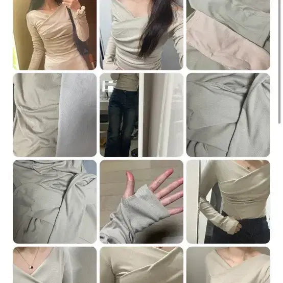 [BUNJANG] Pervit Rosanna Yeri-fit Wrap Silhouette Top / 퍼빗 제작 로잔나 여리핏 랩 실루엣 티 가내스라 제니오