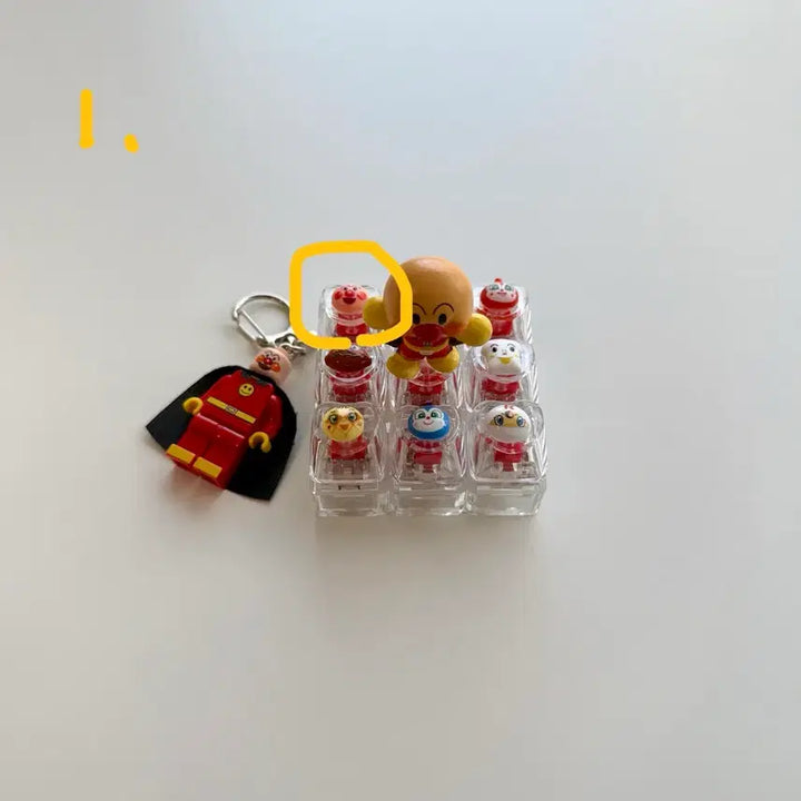 [BUNJANG] Anpanman Keycap Series / 귀여운 호빵맨 키캡키링 시리즈