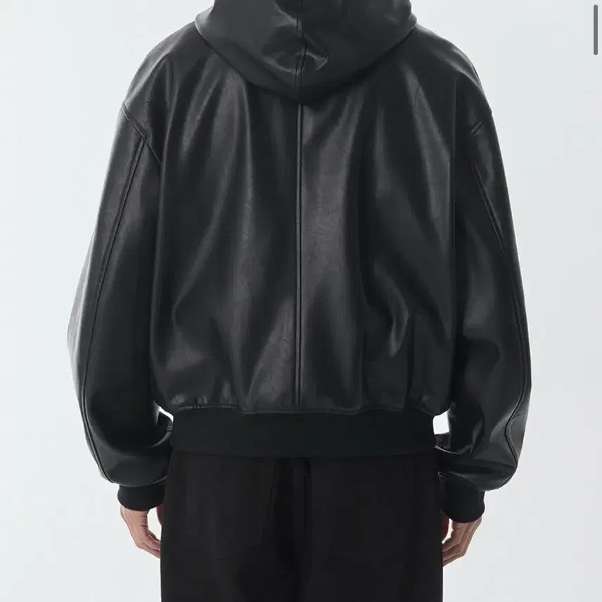 [BUNJANG] YEEZY JC-01 Hooded Leather Jacket 2XL / YEEZY JC-01 07 맛 후드 레더 자켓 2XL