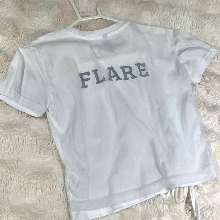 [BUNJANG] Flare Up Shirred Short Sleeve T-shirt / 플레어업 flare up 반소매 반팔 티셔츠 셔링 무신사