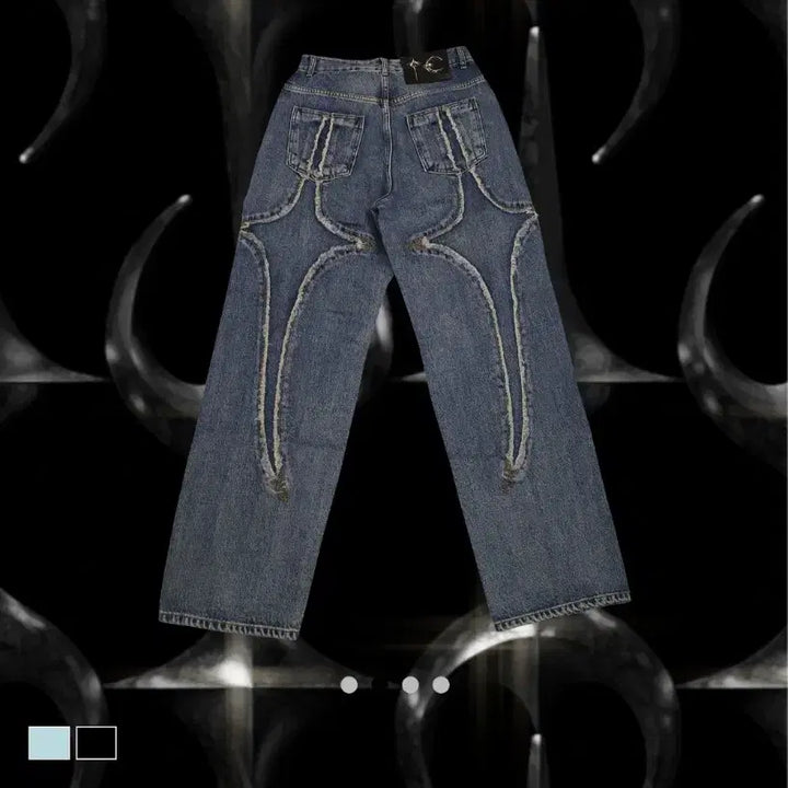 [SOLD OUT] [1]떠그클럽 트라이벌 데님팬츠 블루 1사이즈 새상품 쿨거래 최저가