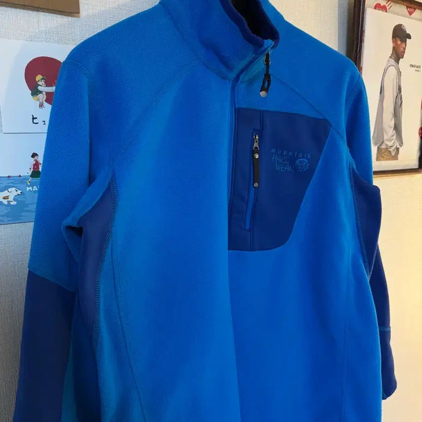 [BUNJANG] Mountain Hardwear Polartec Fleece Half-Zip Pullover / [M]마운틴 하드웨어 폴라텍 플리스 하프집업 블루