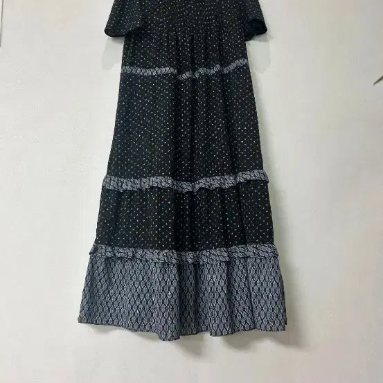 [BUNJANG] Plastic Island Black Pattern Dress / 플라스틱 아일랜드  원피스