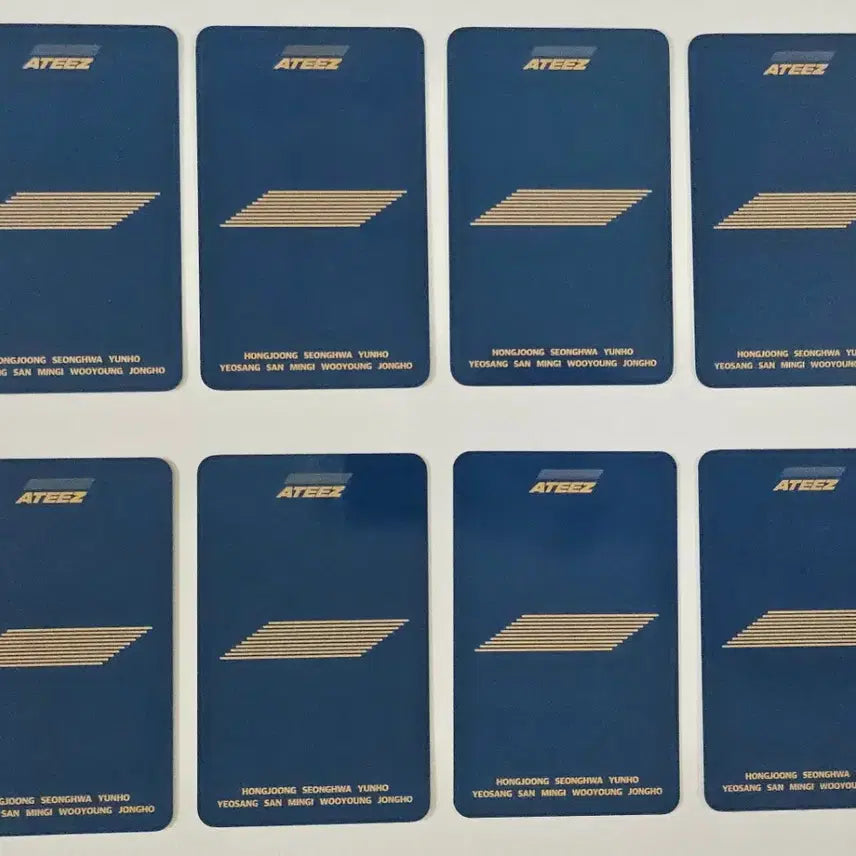 [BUNJANG] ATEEZ GOLDEN HOUR: Part.1 WORK POB Photocard Set / 에이티즈 골든아워1 WORK 공방 미공포 특전 포카 set