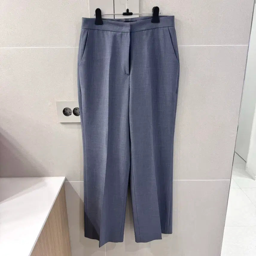 [BUNJANG] 38 COMMON COMMON Grey Wide Slacks M Size / 38컴온커먼 그레이 와이드슬랙스