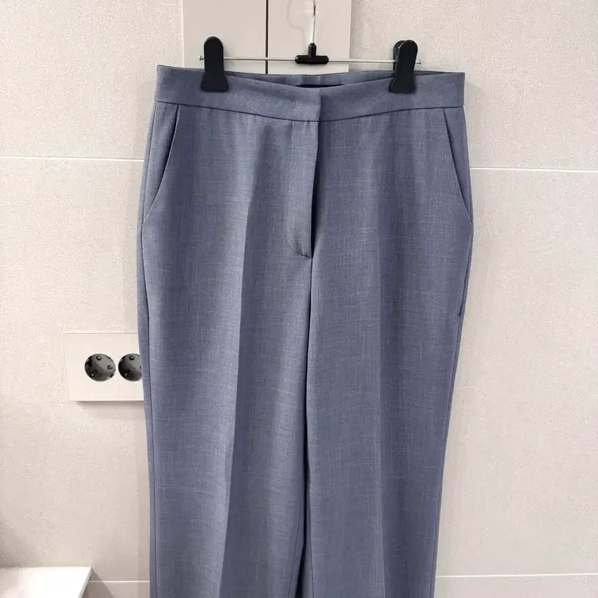 [BUNJANG] 38 COMMON COMMON Grey Wide Slacks M Size / 38컴온커먼 그레이 와이드슬랙스