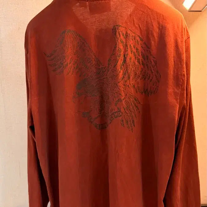 [BUNJANG] Harley Davidson Henley Neck Long Sleeve XL / 할리데이비슨 헨리넥 롱슬리브 xl