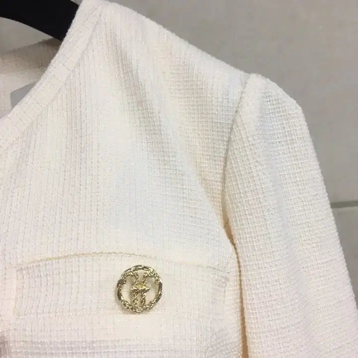 [BUNJANG] Kenneth Lady Ivory Jacket and Long Dress Set / 케네스레이디 아이보리 자켓 롱원피스 세트