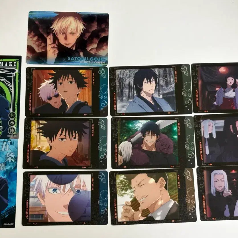 [BUNJANG] Jujutsu Kaisen Acrylic Metal Card Set / 주술회전 아크릴 메탈 카드 파샤 스냅마이드 고죠 메구미 토우지 토게