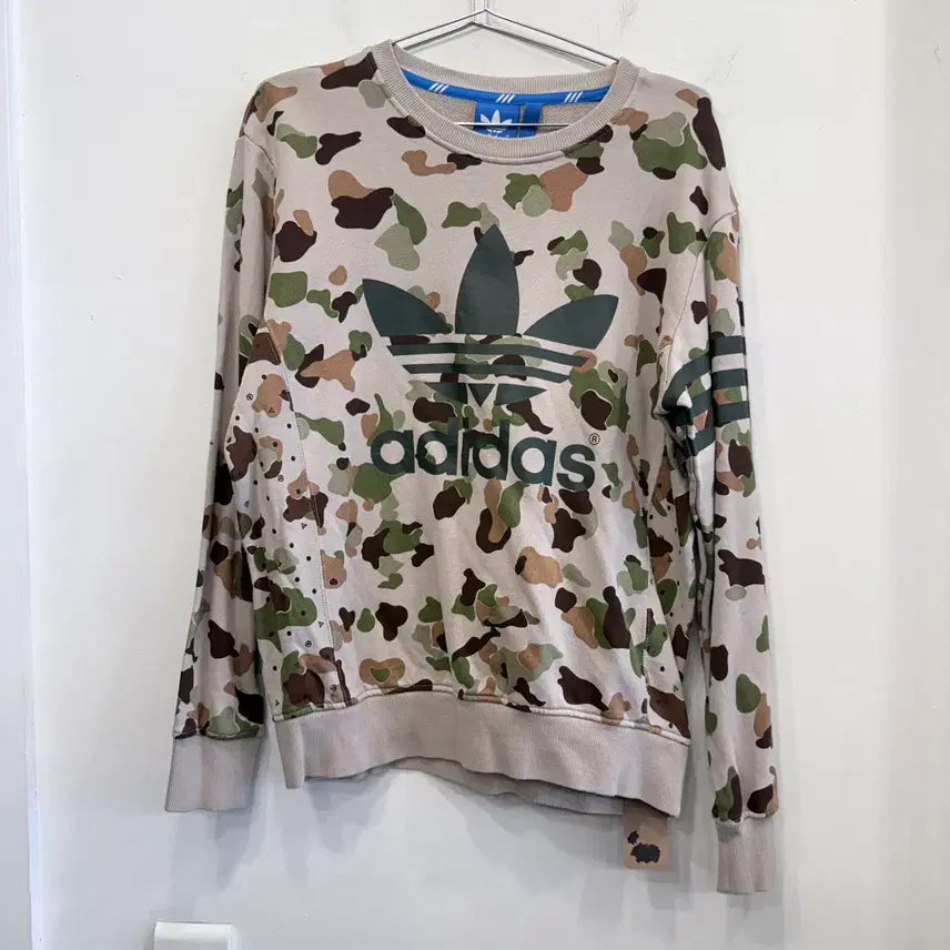 [BUNJANG] Adidas Camo Sweatshirt / 아디다스 카모 맨투맨