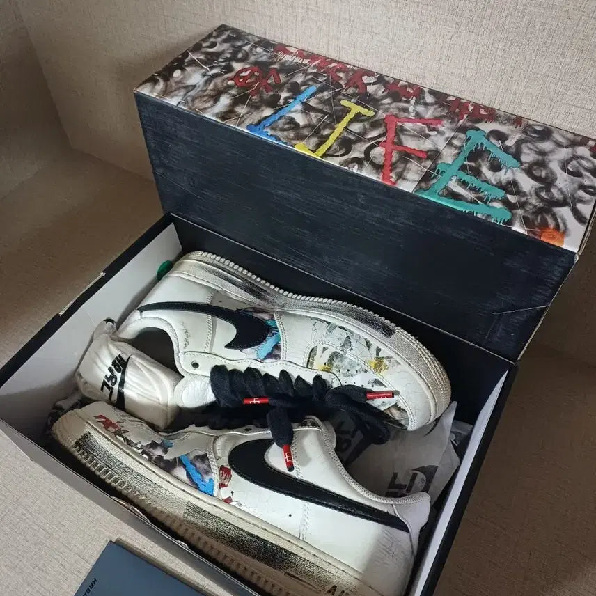 [BUNJANG] Nike Air Force 1 PEACEMINUSONE Para-noise 2.0 Sneakers / 나이키 에어포스1 피스마이너스원 파라노이즈2.0