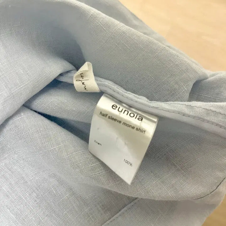 [BUNJANG] Eunoia Half Sleeve Shirt Sky / 유노이아 half sleeve mone shirt 스카이