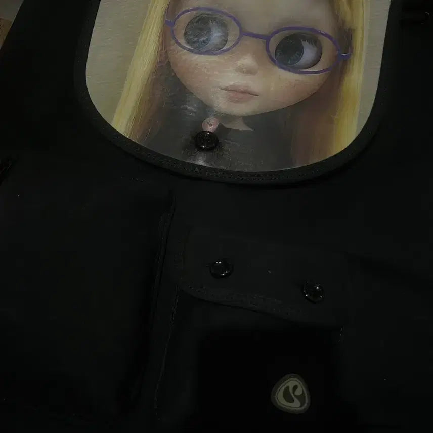 [BUNJANG] Koiseo Bryce Backpack Bag Black / 코이세이오 브라이스 백팩 가방 블랙 인형