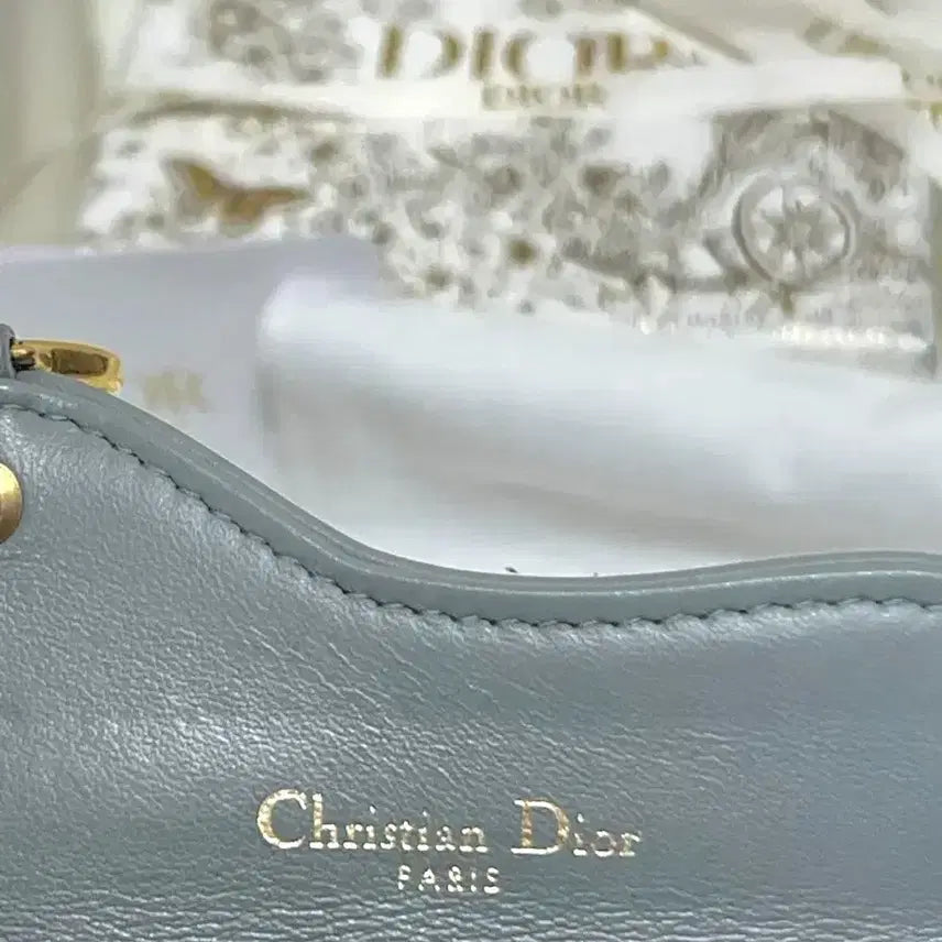 [BUNJANG] Dior Oblique Saddle Card Wallet Gray / 디올 오블리크 새들 카드지갑 그레이